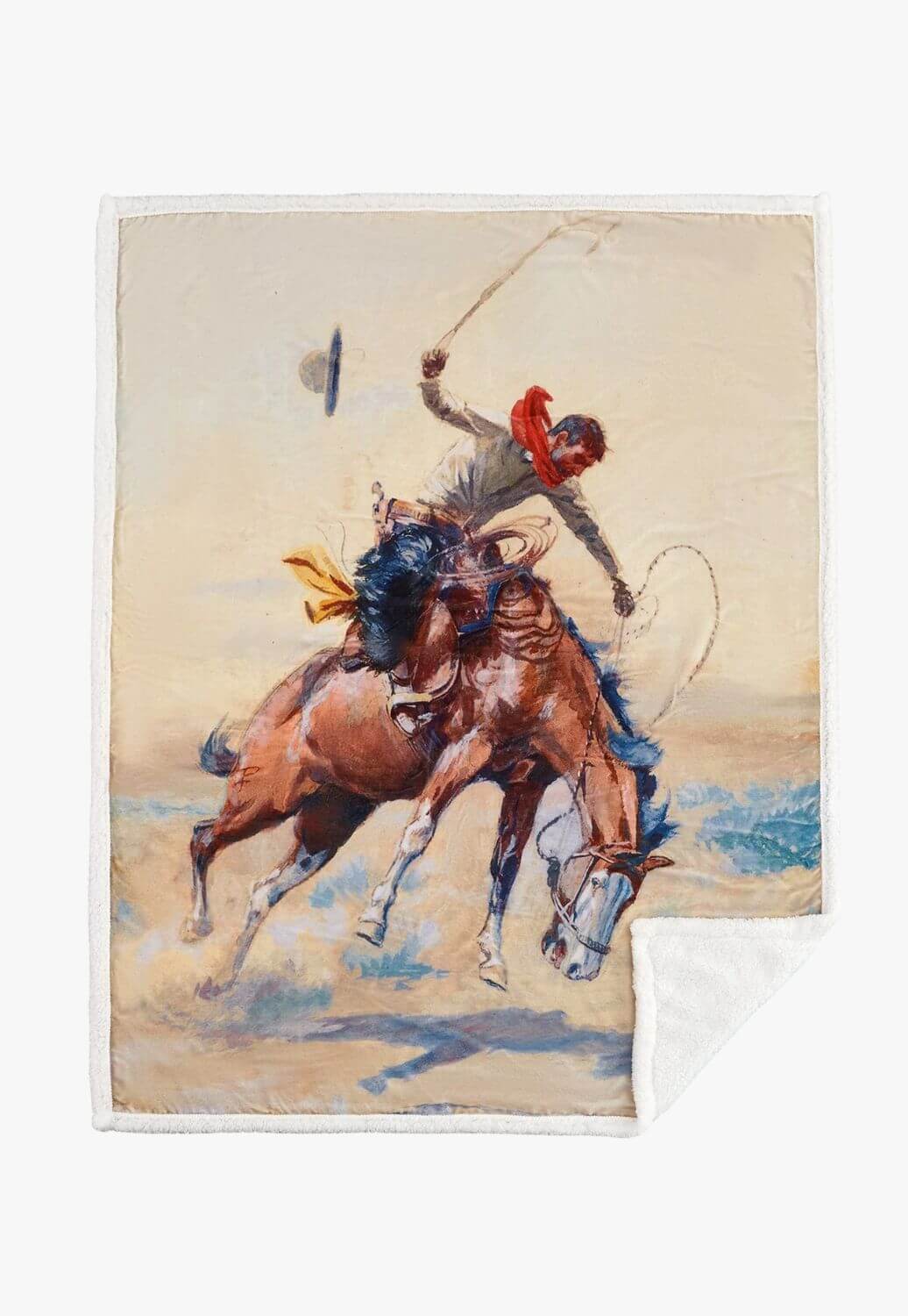 Buster Campfire Sherpa Throw