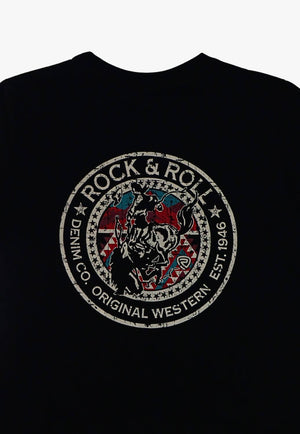 Rock And Roll Boys Bronc Rider T-Shirt