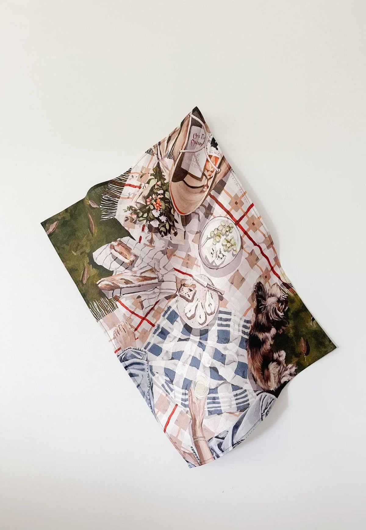 Whitney Spricer You & Me Girl Linen Tea Towel