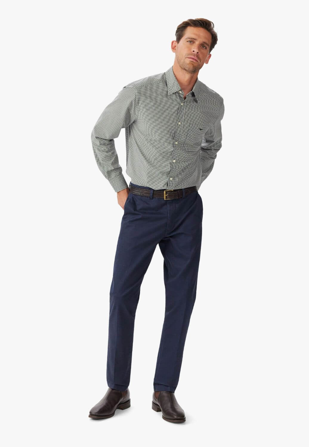 R.M. Williams Mens Quinn Classic Poplin Shirt