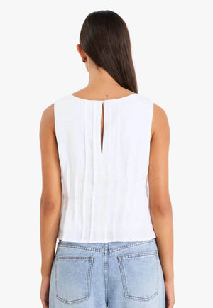 Inspiration Linen Boatneck Top
