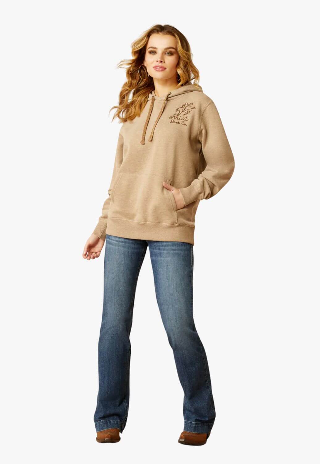 Ariat Womens Bronco Stitch Hoodie