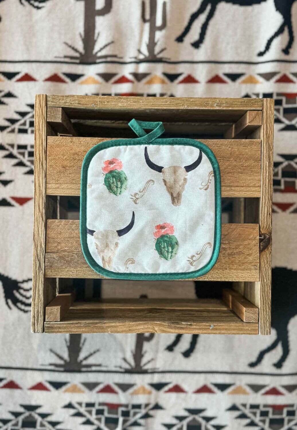 Skull/Cactus Pot Holder