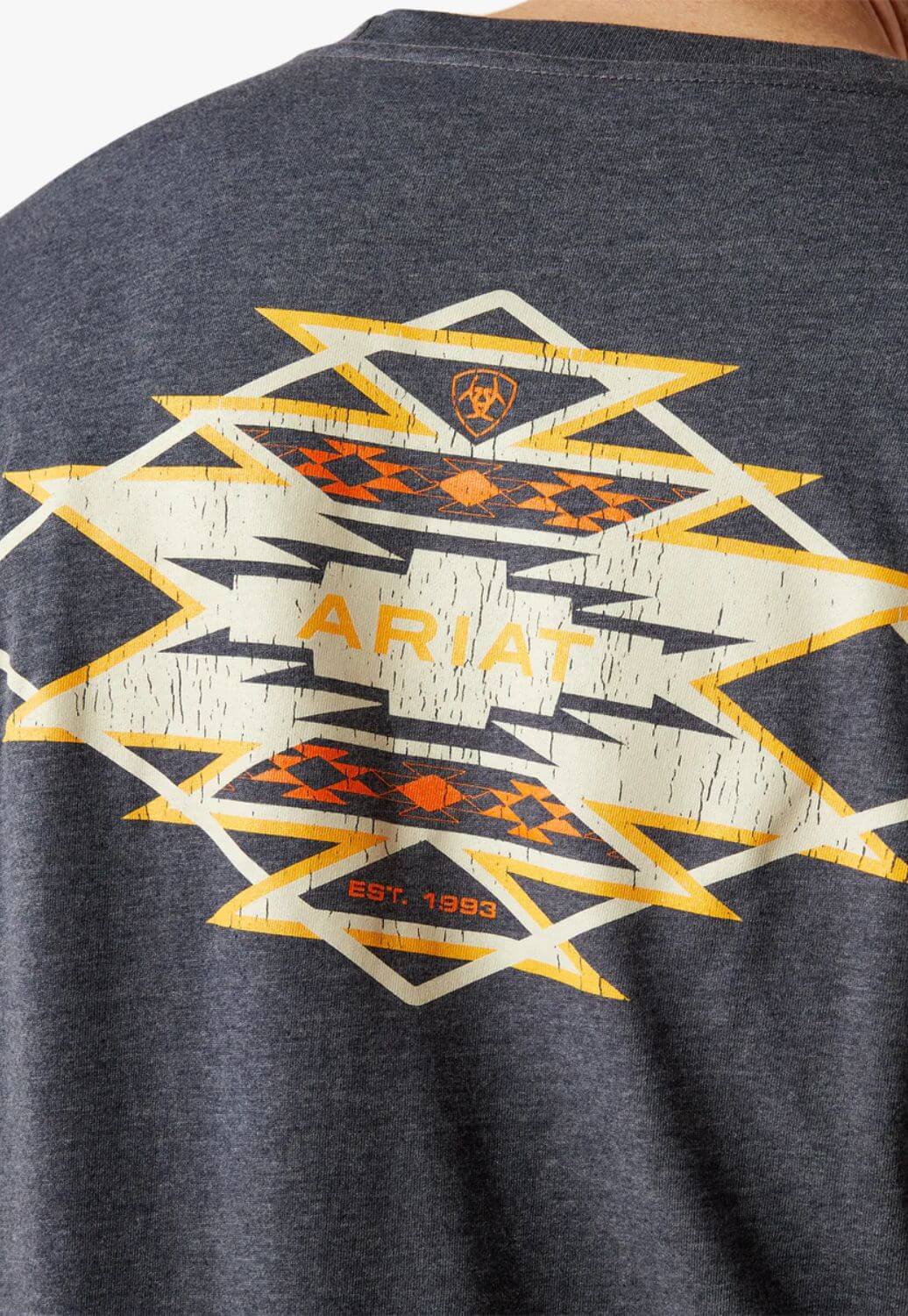 Ariat Mens Saltillo Lockup Long Sleeve T-Shirt