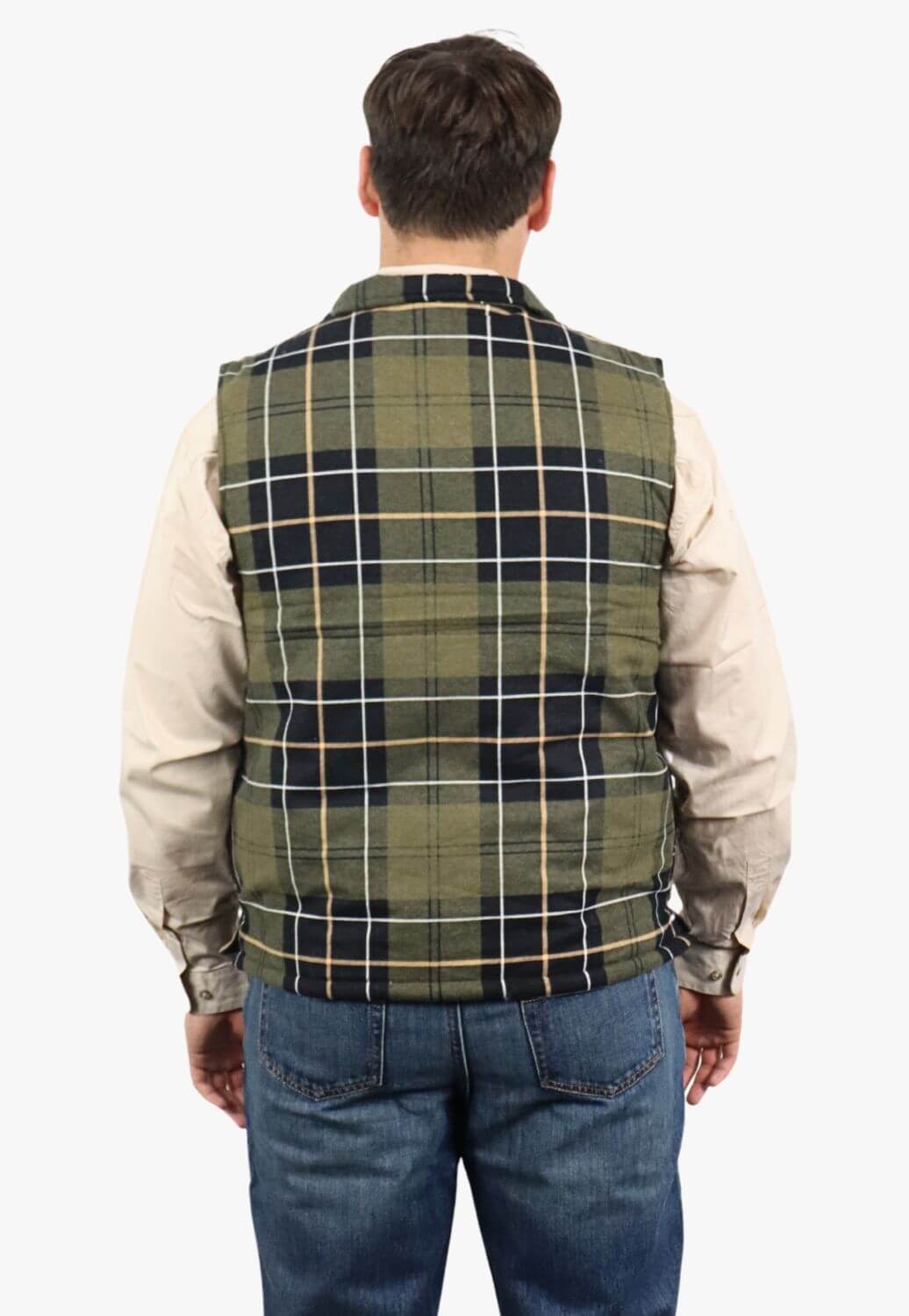 Pilbara Zipper Flannelette Quilted Vest