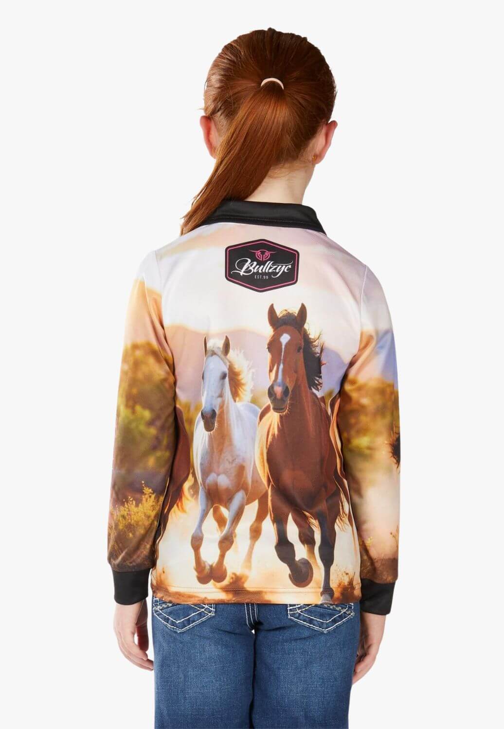 Bullzye Girls Gallop Long Sleeve Shirt