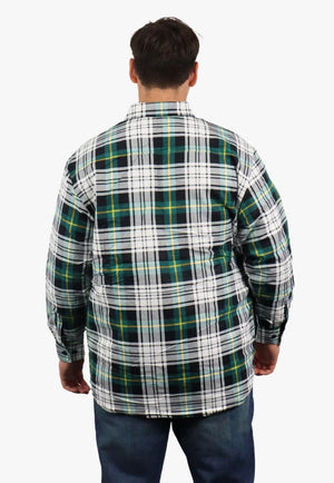 Pilbara Open Front Flannelette Quilted Shirt