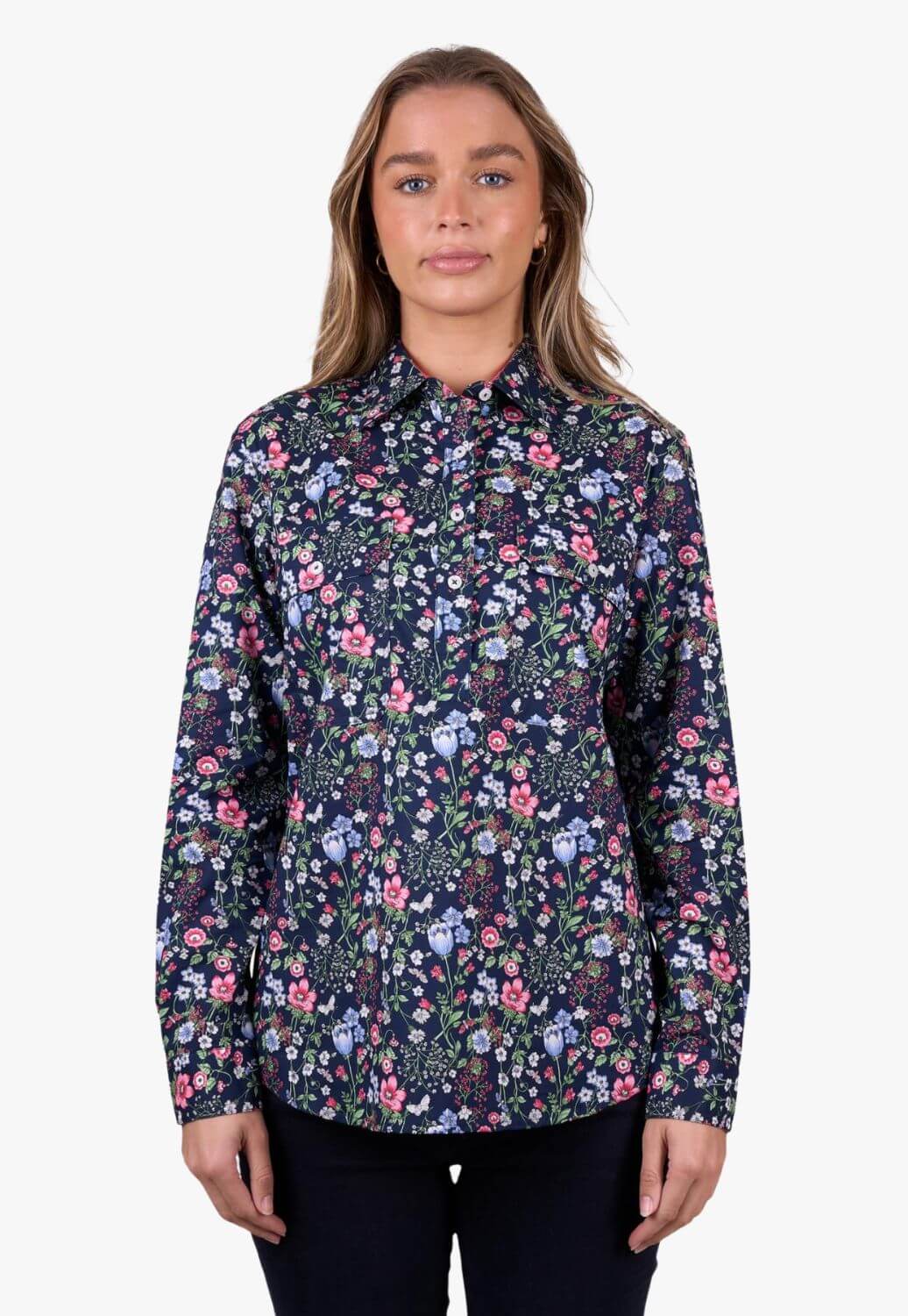 Hard Slog Womens Raya Long Sleeve Shirt