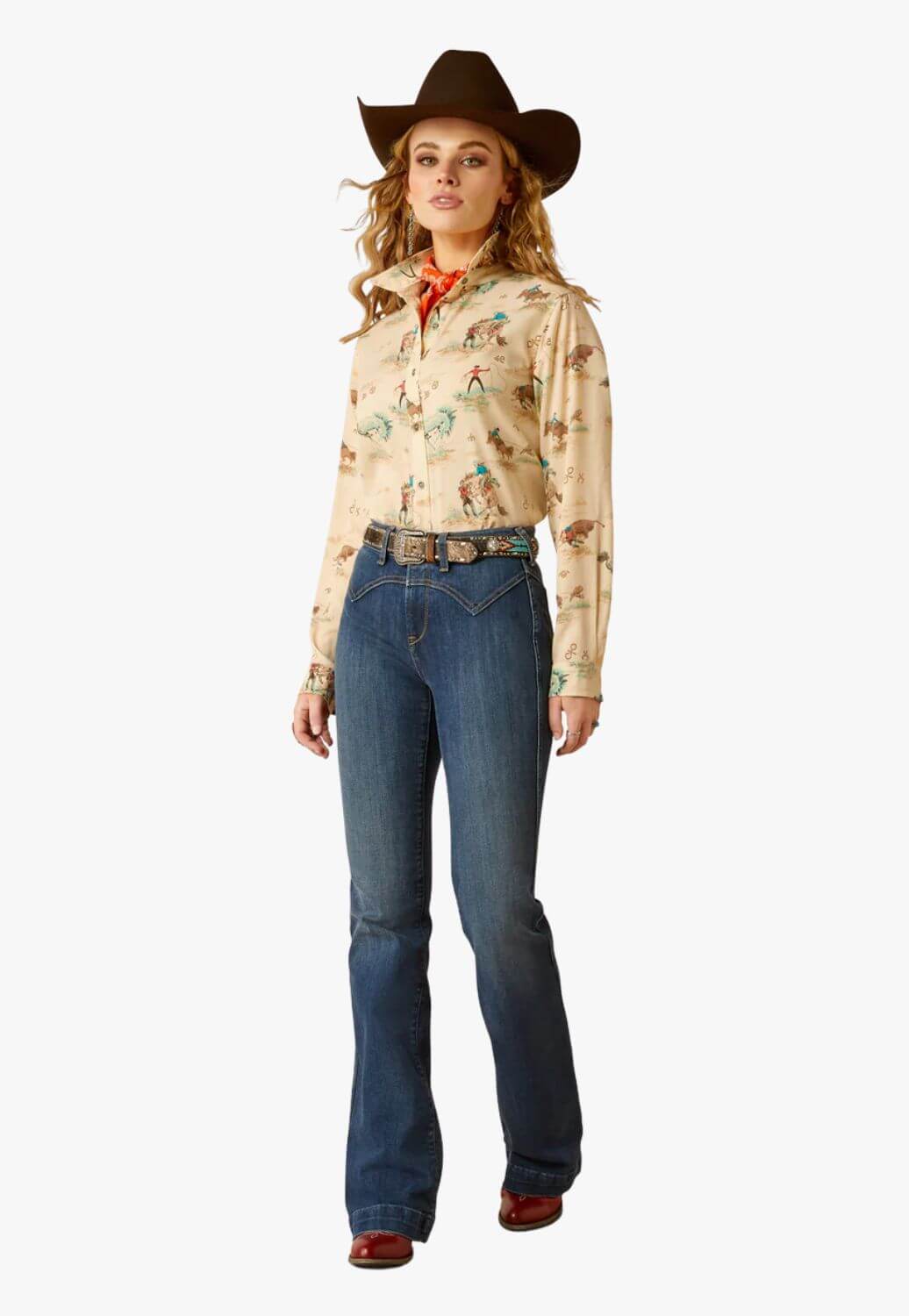 Ariat Womens Homestyle Long Sleeve Shirt