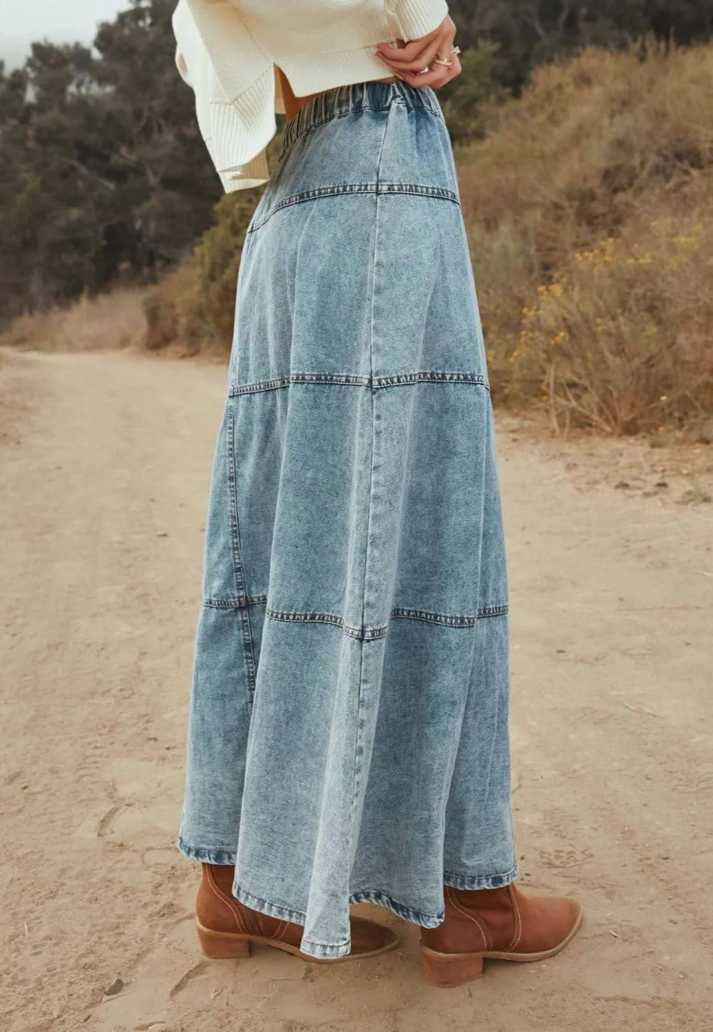 Smaibulun Womens Denim Skirt