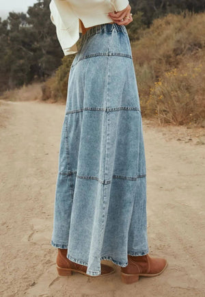 Smaibulun Womens Denim Skirt