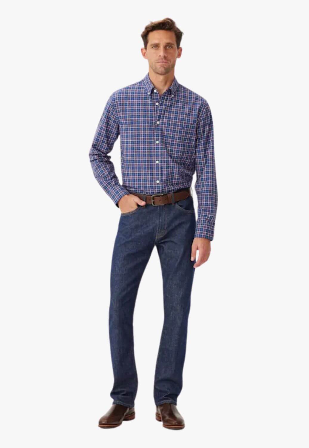 R.M. Williams Mens Regular Long Sleeve Shirt