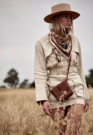 Whitney Spicer Paisley Palamino Silk Bandana