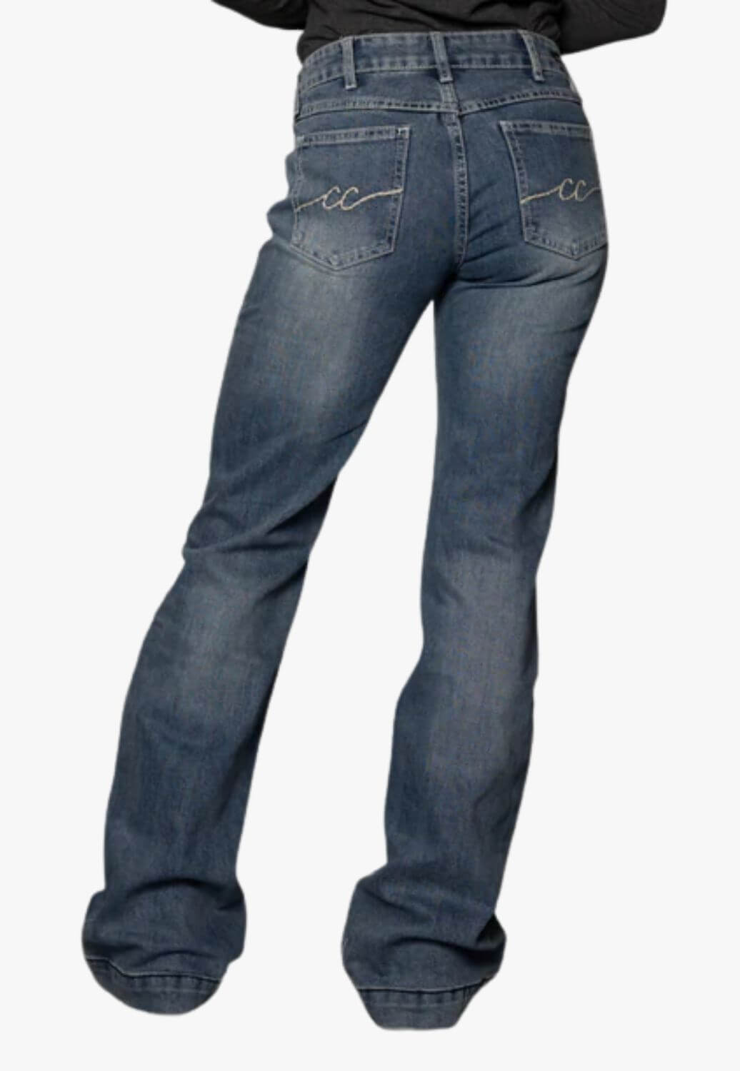 CC Western Womens Mid Rise Trouser Jean