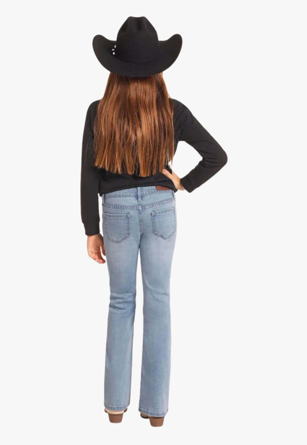 Rock and Roll Girls Detail Pocket Bootcut Jean