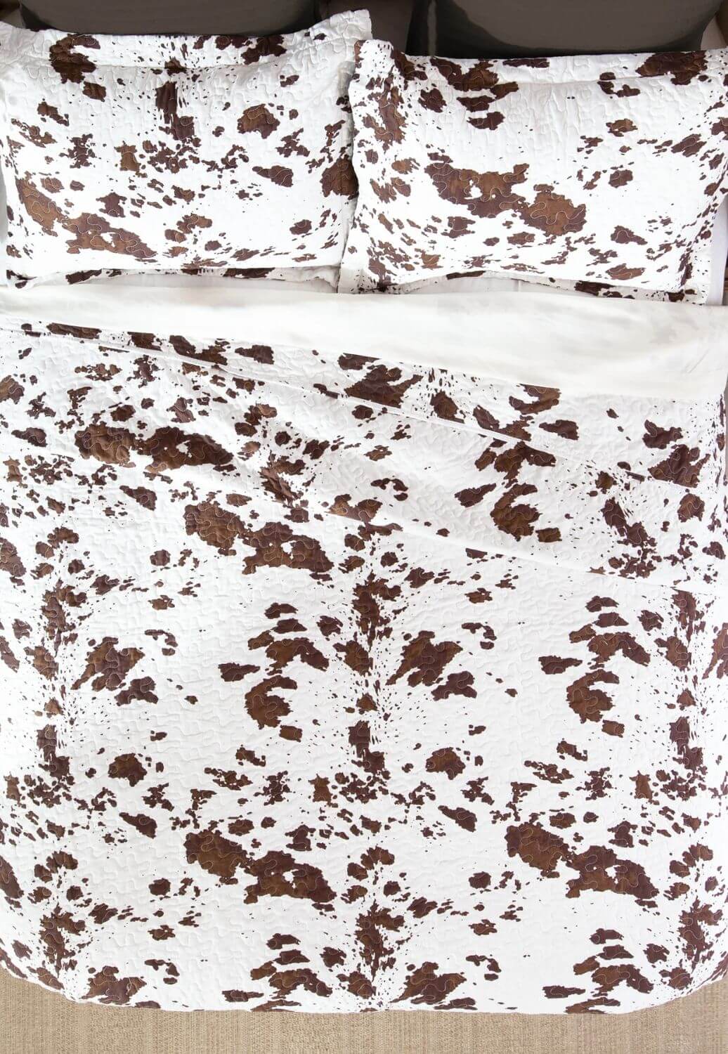 Wrangler Cowhide Quilt Set - Single/Twin