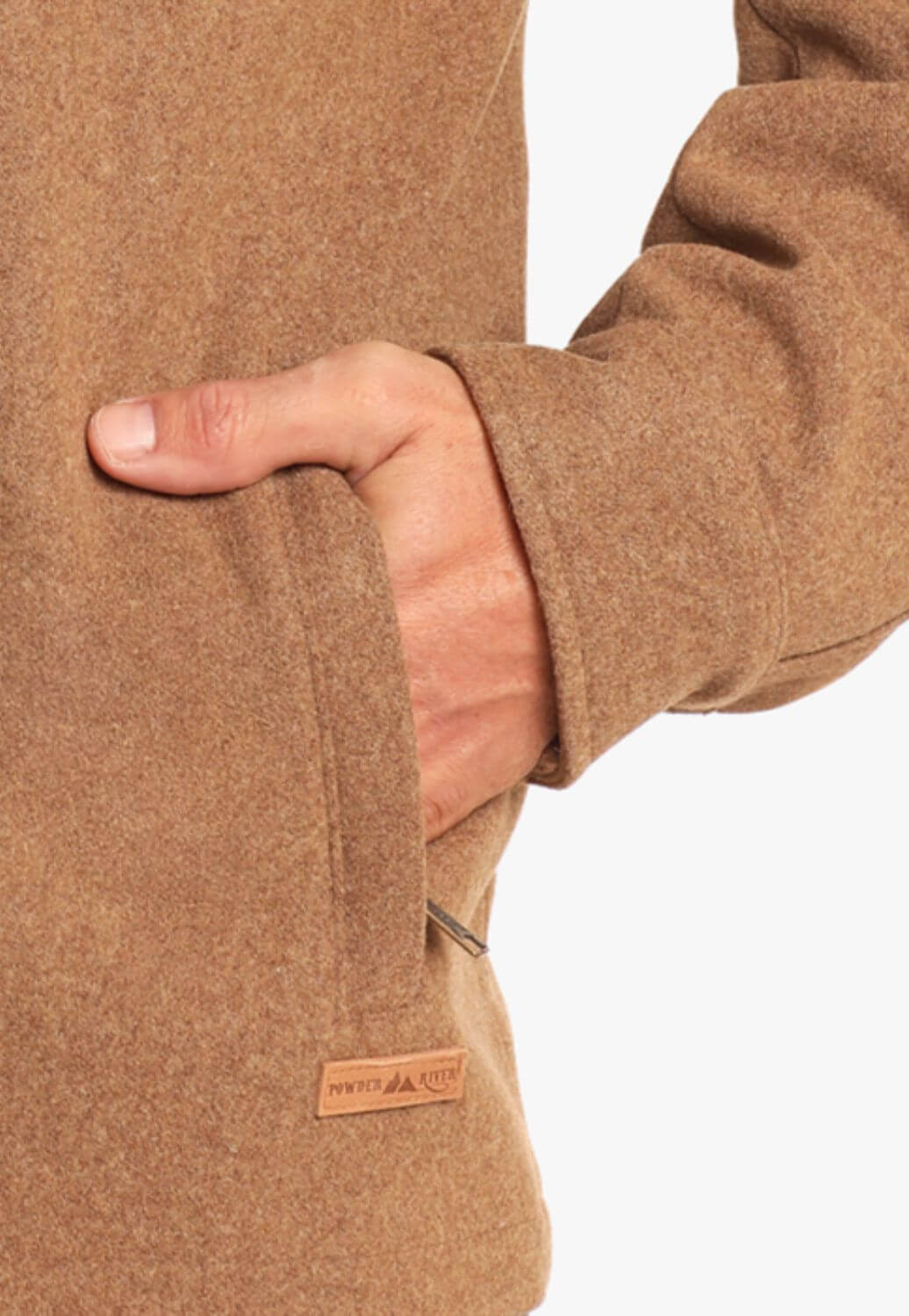 Rock and Roll Mens Heather Wool Coat