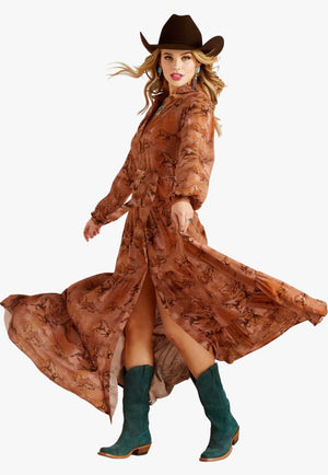 Ariat Womens Gallop Away Maxi Dress