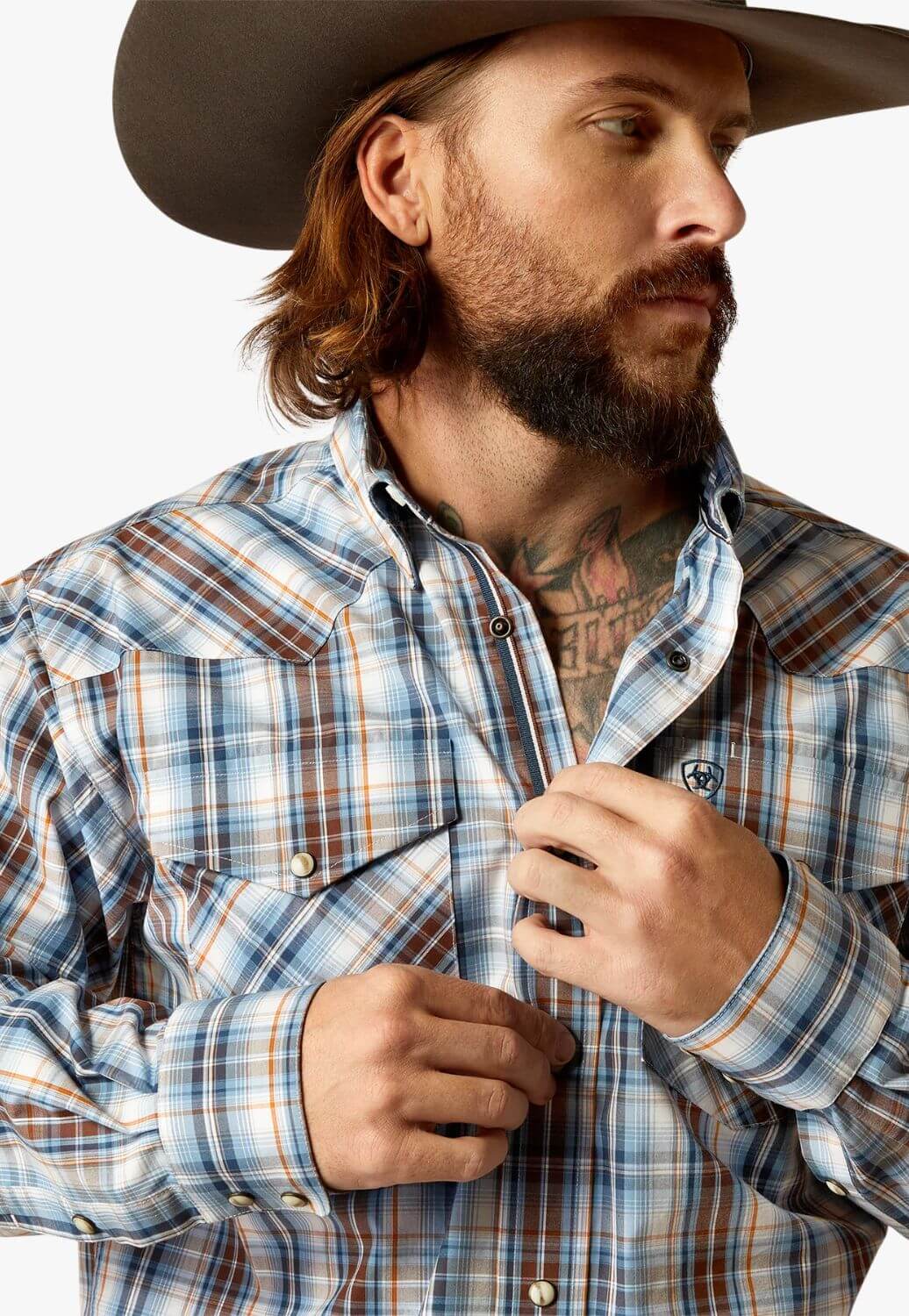 Ariat Mens Pro Series Ryland Snap Long Sleeve Shirt