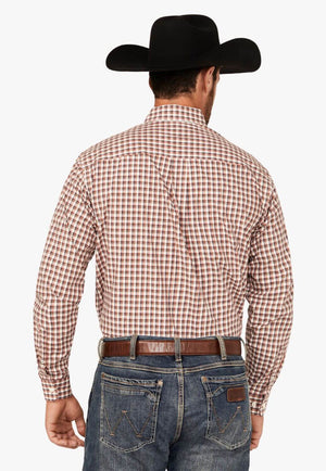 Cinch Mens Plaid Print Western Shirt