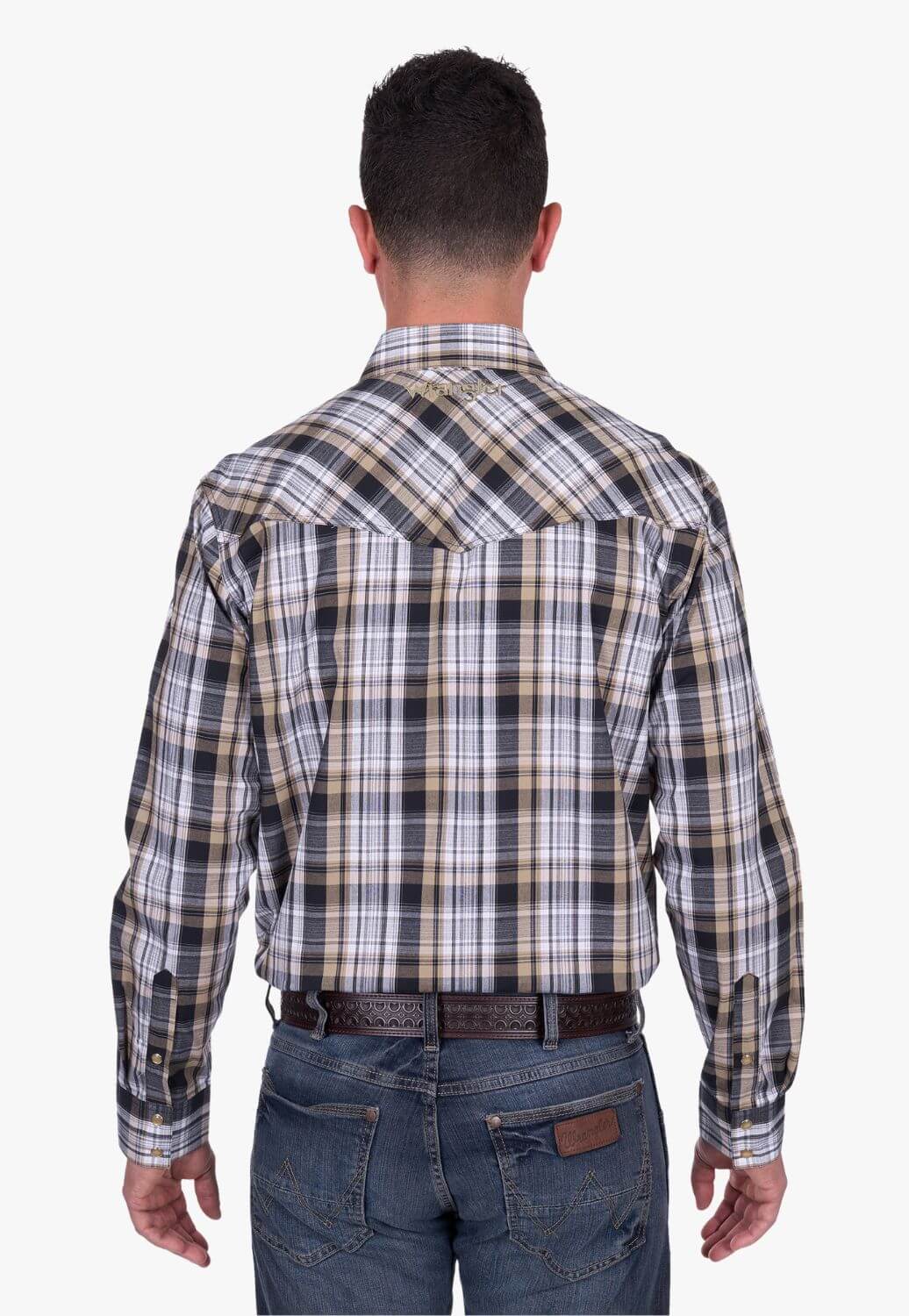 Wrangler Mens Joel Logo Long Sleeve Shirt