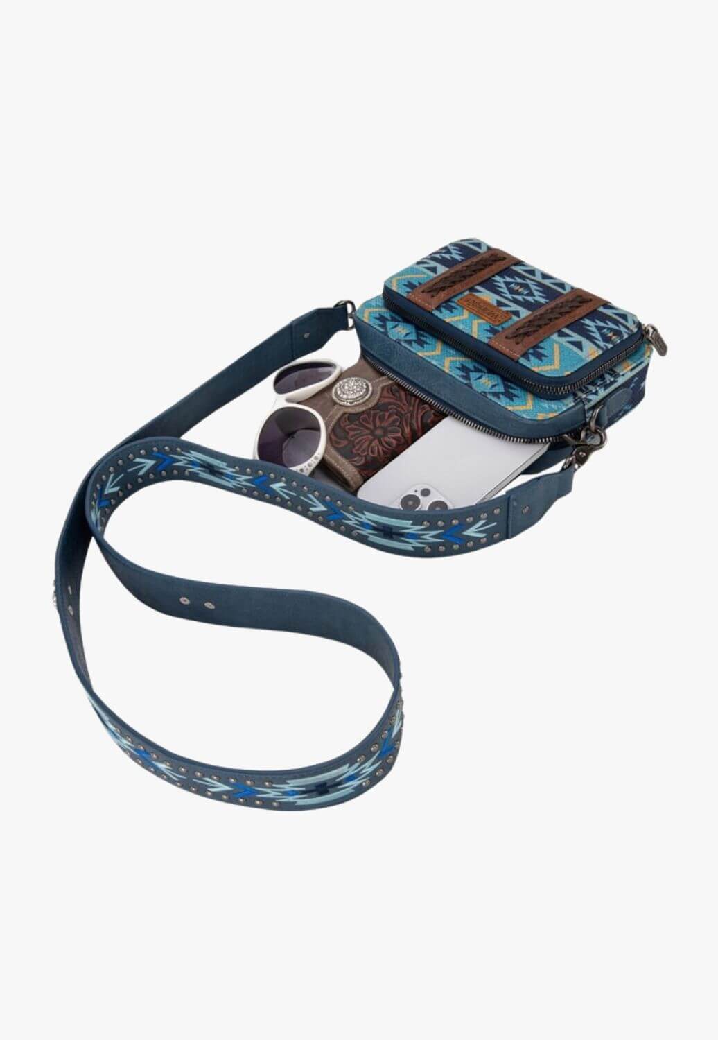 Wrangler Southwestern Wallet Crossbody Bag