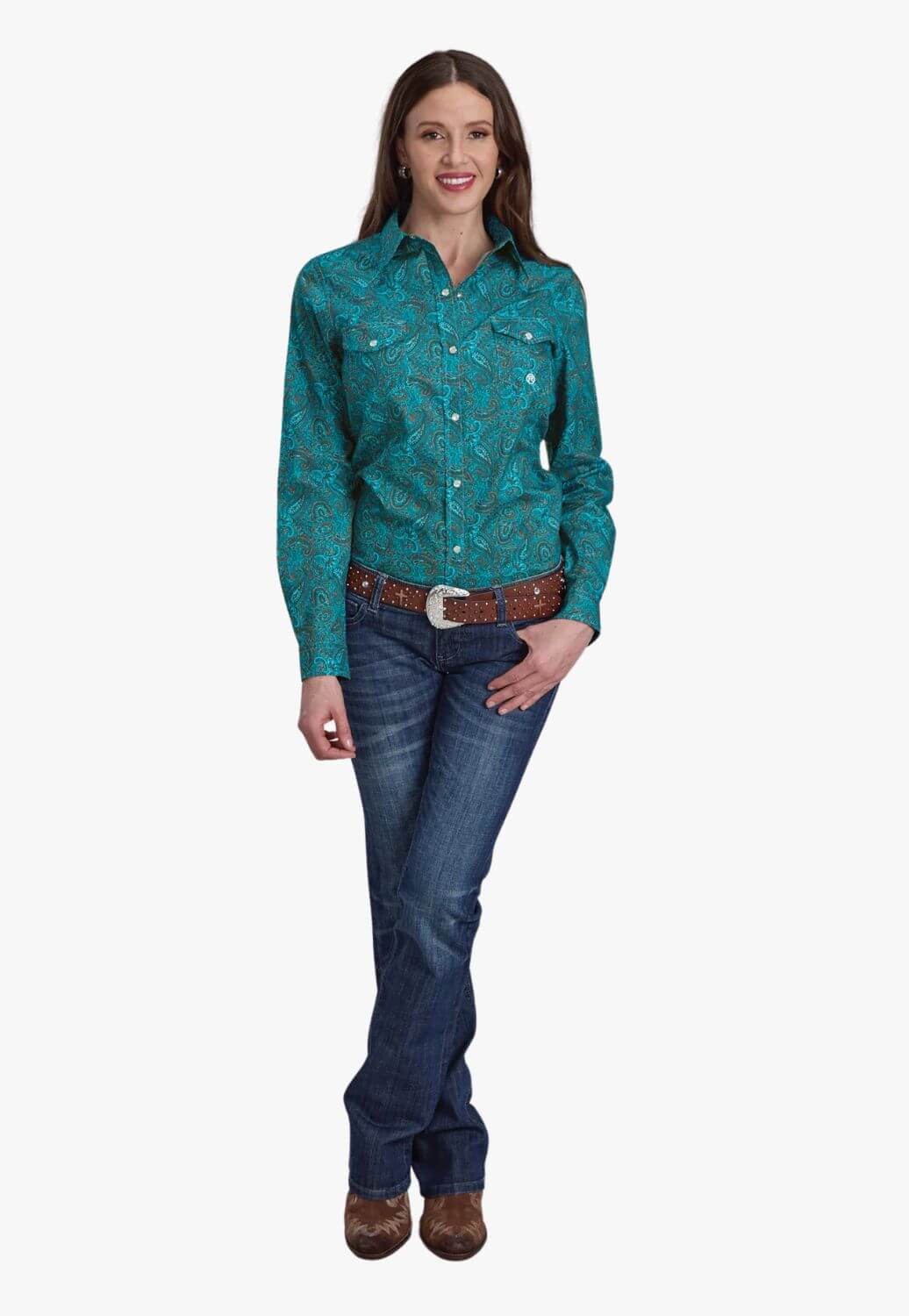 Roper Womens Amarillo Collection Long Sleeve Shirt