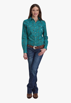 Roper Womens Amarillo Collection Long Sleeve Shirt