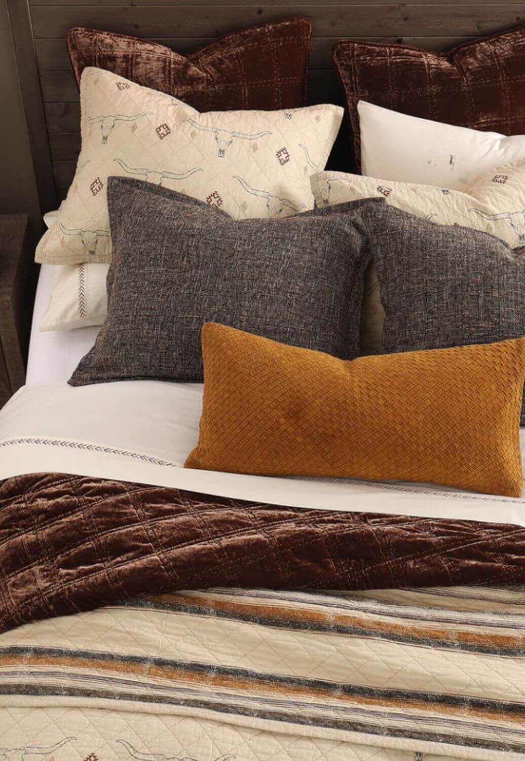 Maverick Longhorns Reversible Quilt Set - Single