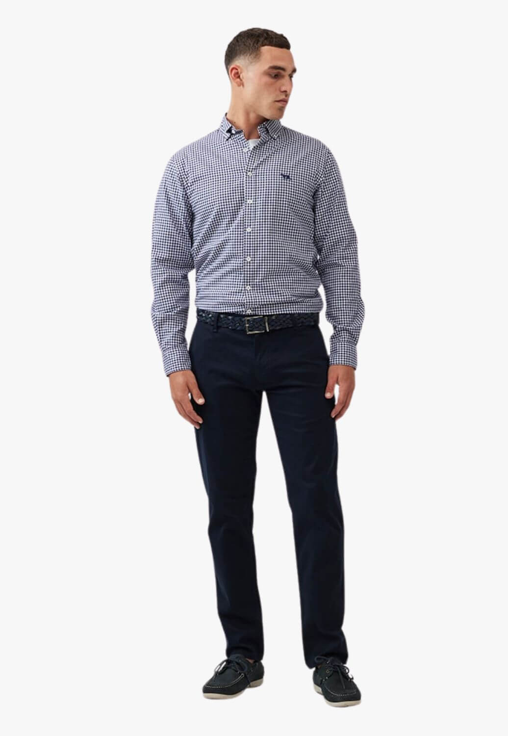 Rodd & Gunn Check Oxford Sports Fit Long Sleeve Shirt