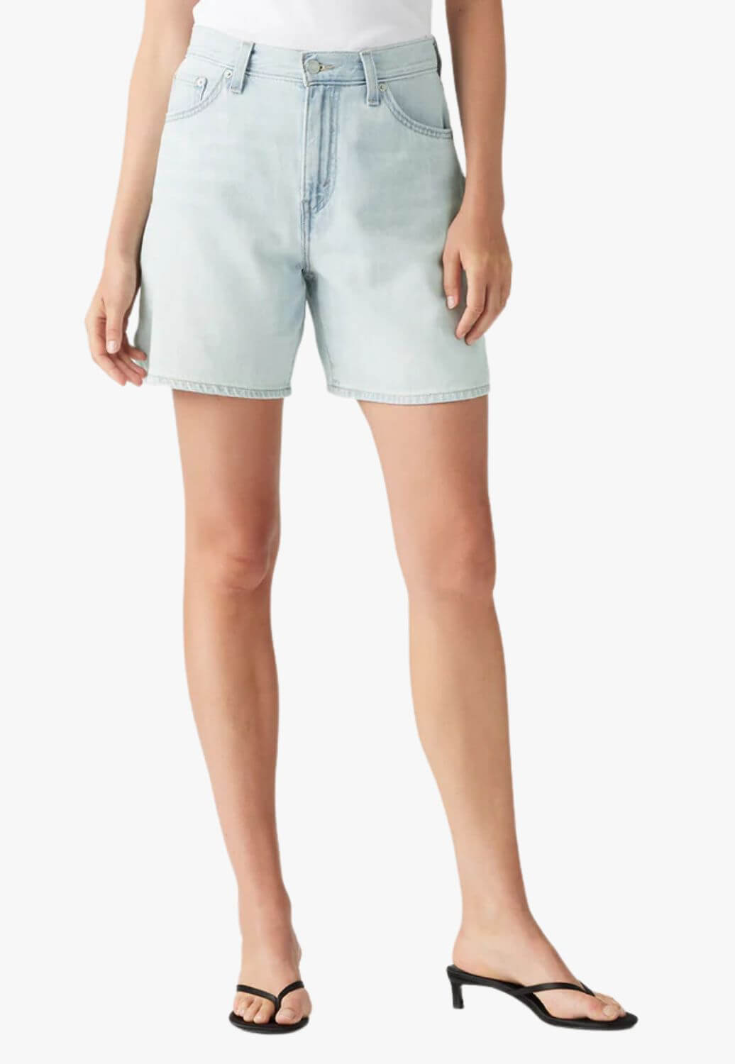 Levis Womens High Rise Baggy Shorts