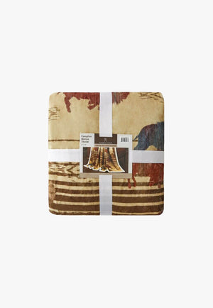 Indigo Hill Home On The Range Campfire Sherpa Throw