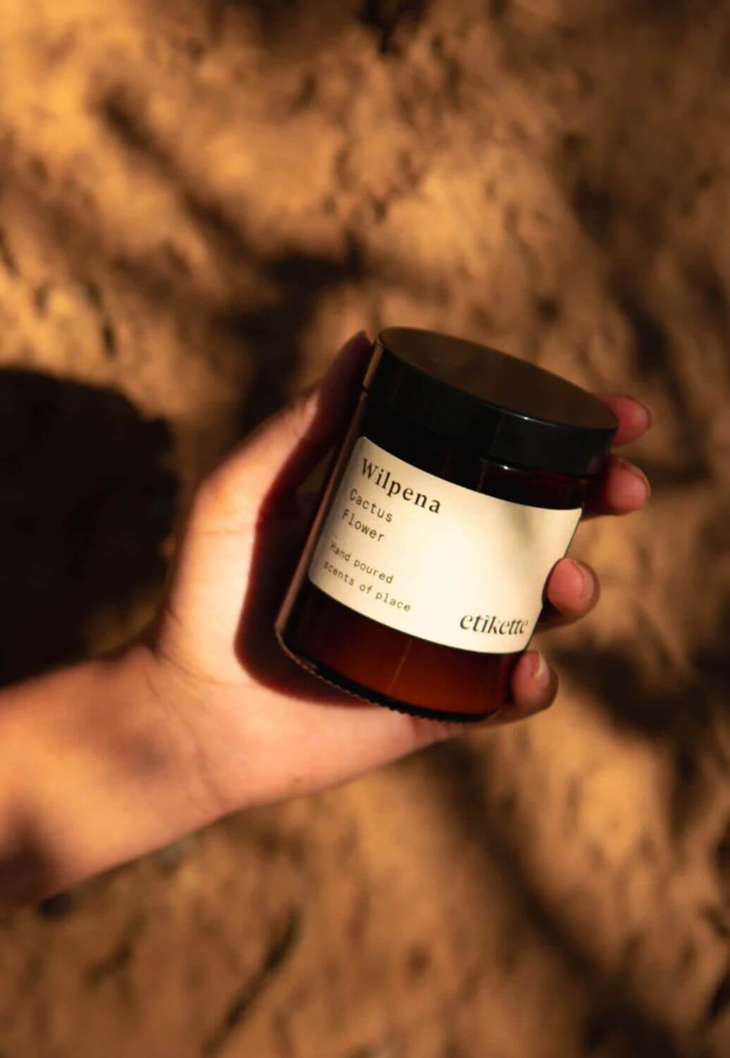 Etikette Wilpena in Cactus Flower Soy Candle