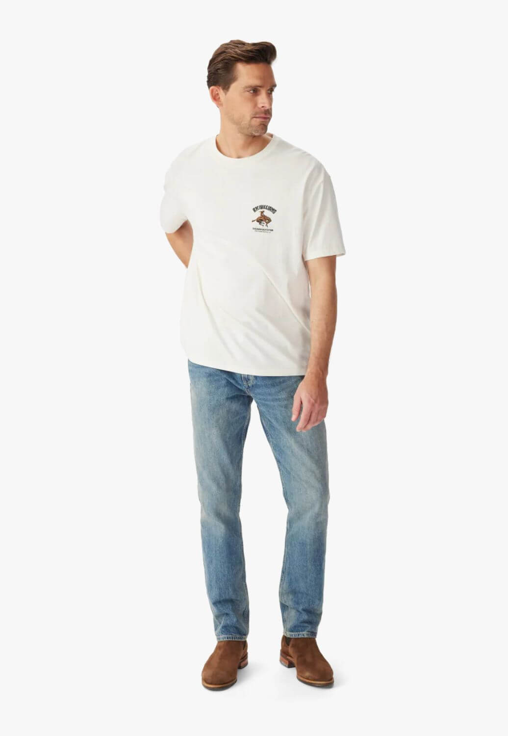 R.M. Williams Mens Cloudbuster T-Shirt