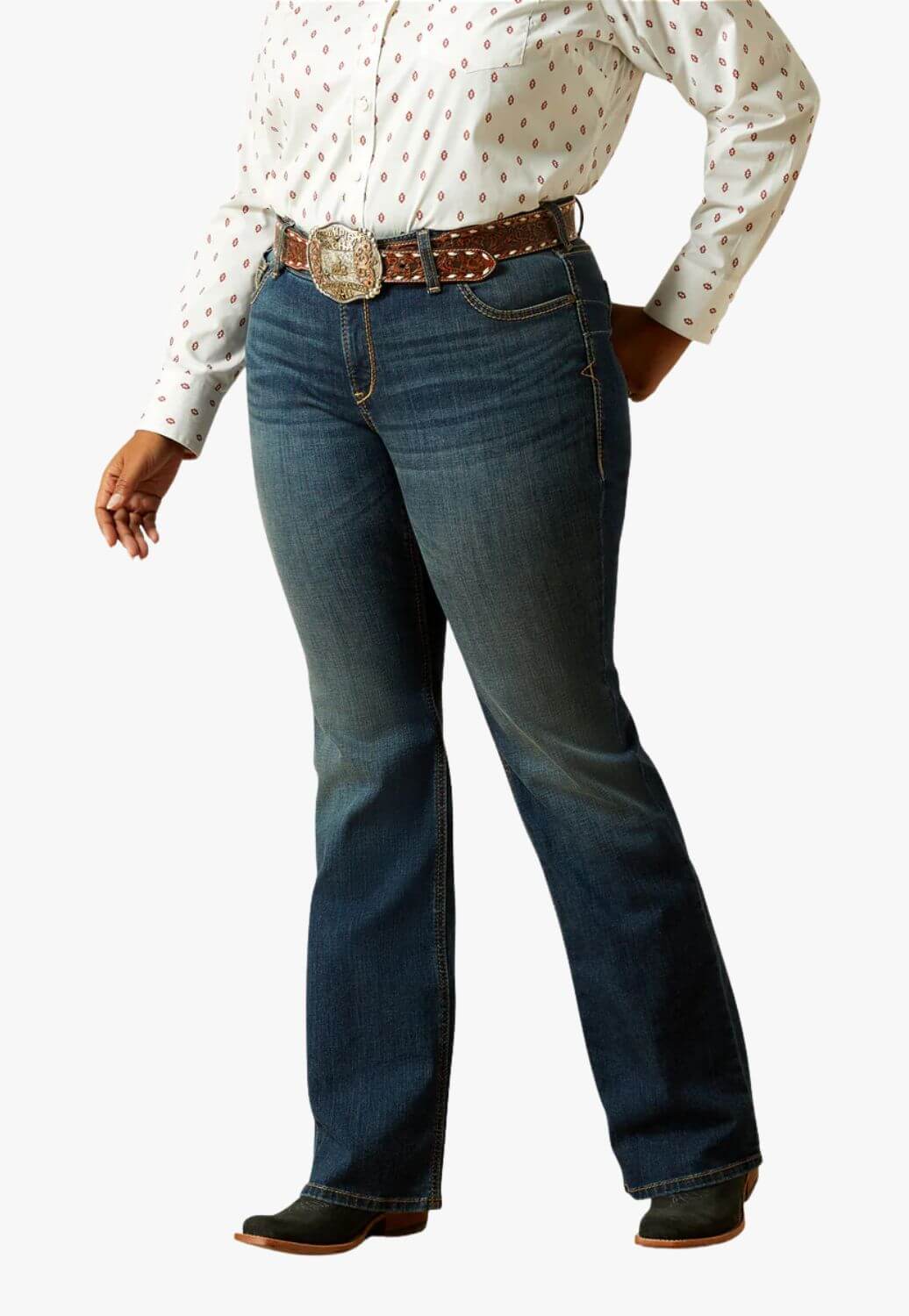 Ariat Womens Mid Rise Stretch Sonia Boot Cut Jean