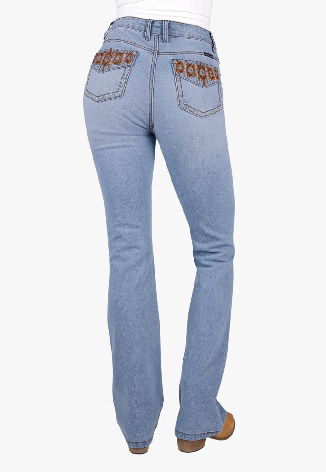 Pure Western Womens Liz Hi Rise Boot Cut Jean