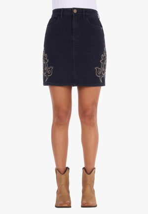 Wrangler Womens Rock Denim Skirt