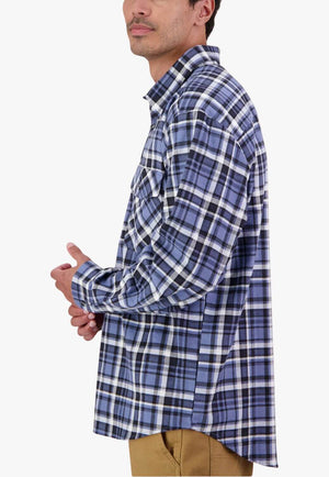 Swanndri Mens Egmont Closed Front Flannelette Shirt Twin Pack