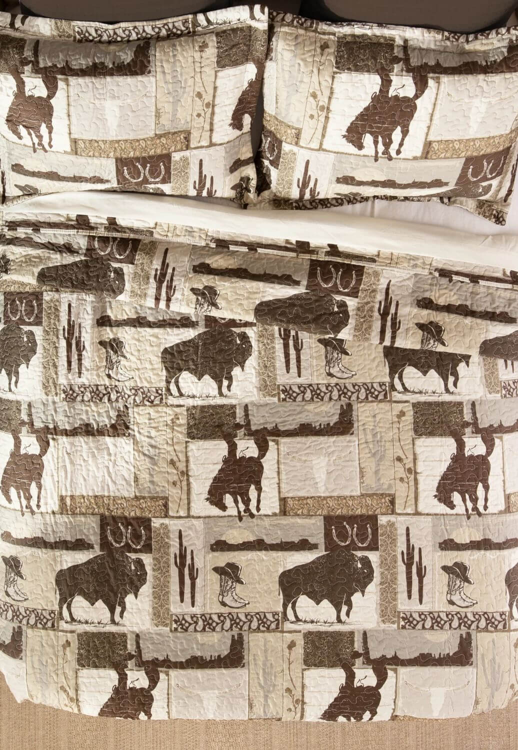 Wrangler Vintage Cowboy Quilt Set