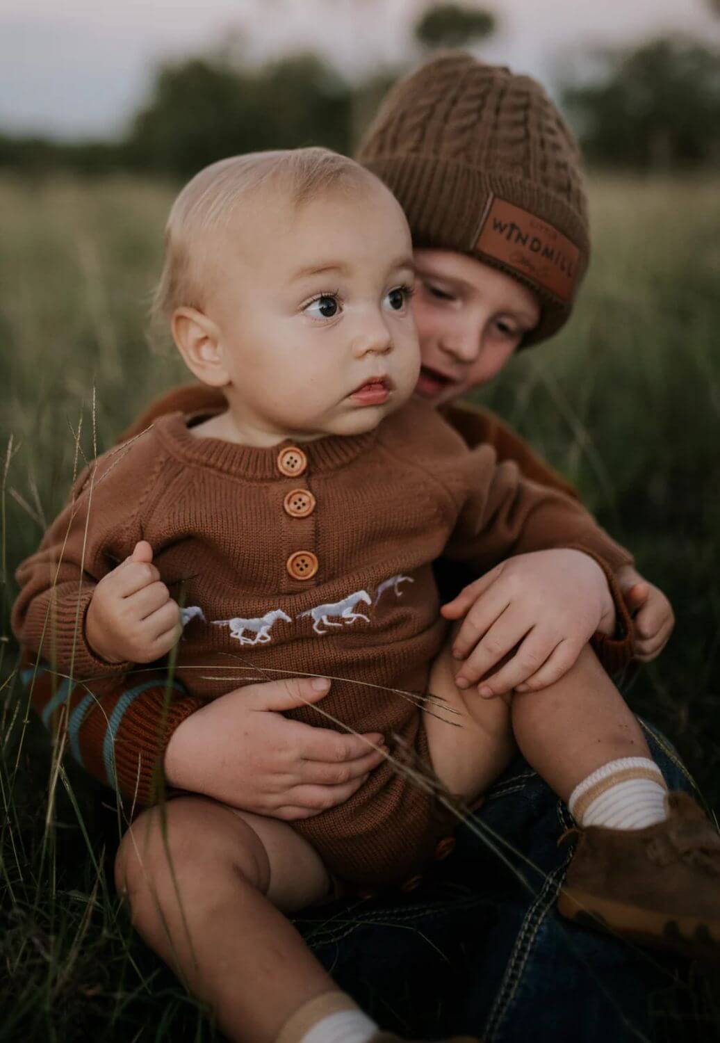 Little Windmill Boys Cotton Knit Jumper