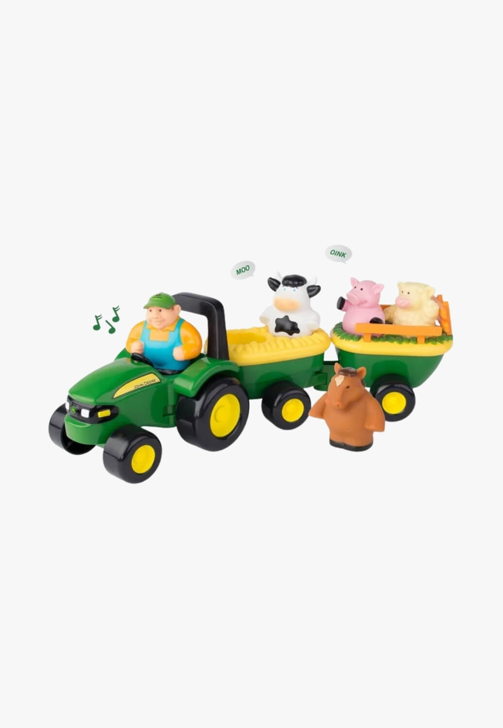 John Deere Animal Sounds Hay Ride Playset