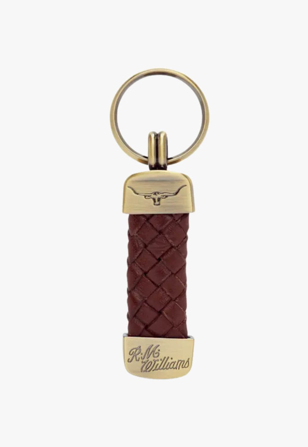 R.M. Williams Plaited Kangaroo Key Ring