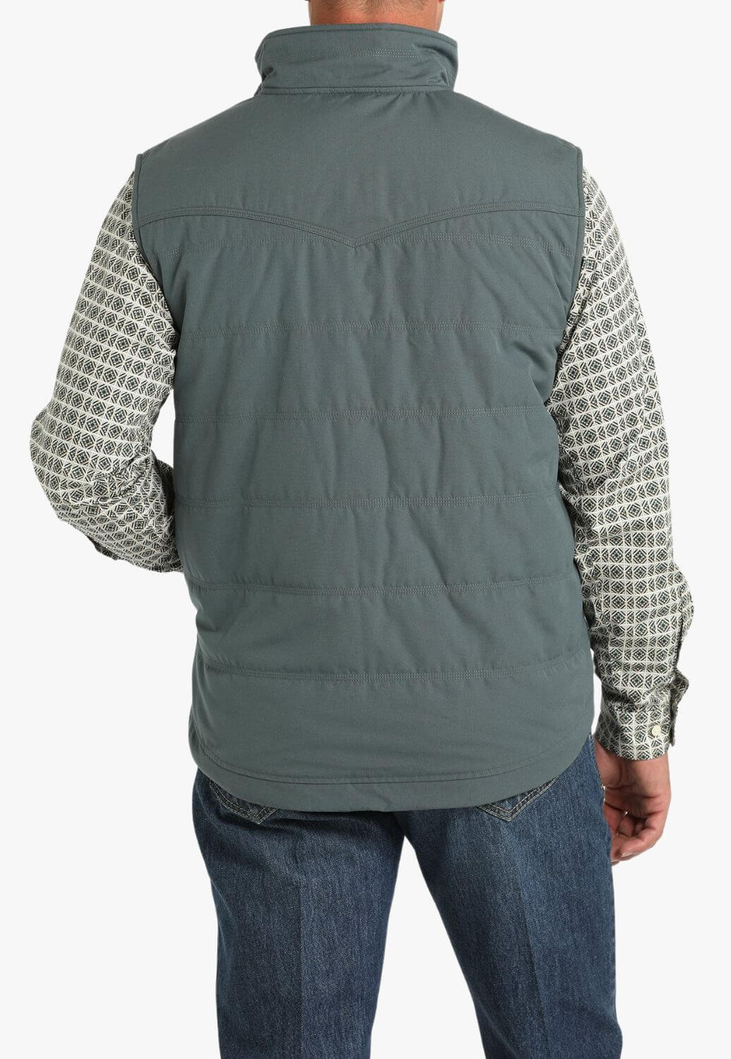 Cinch Mens Wax Coated Quilted Vest