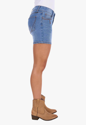 Wrangler Womens Gigi Mid Rise Shorts