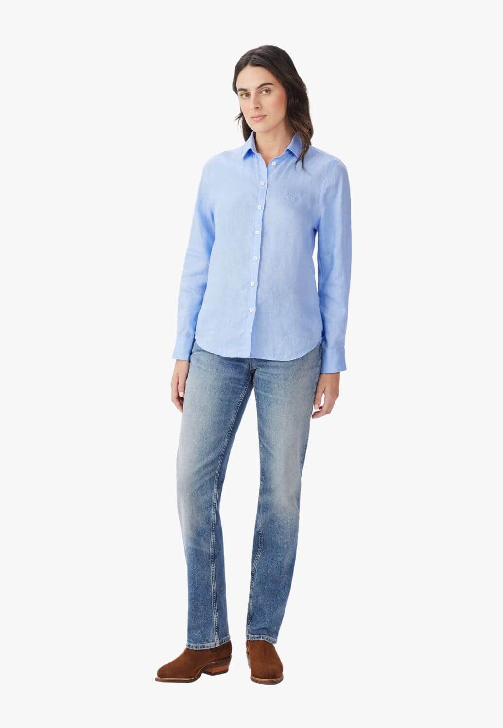 R.M. Williams Womens Olney Linen Shirt