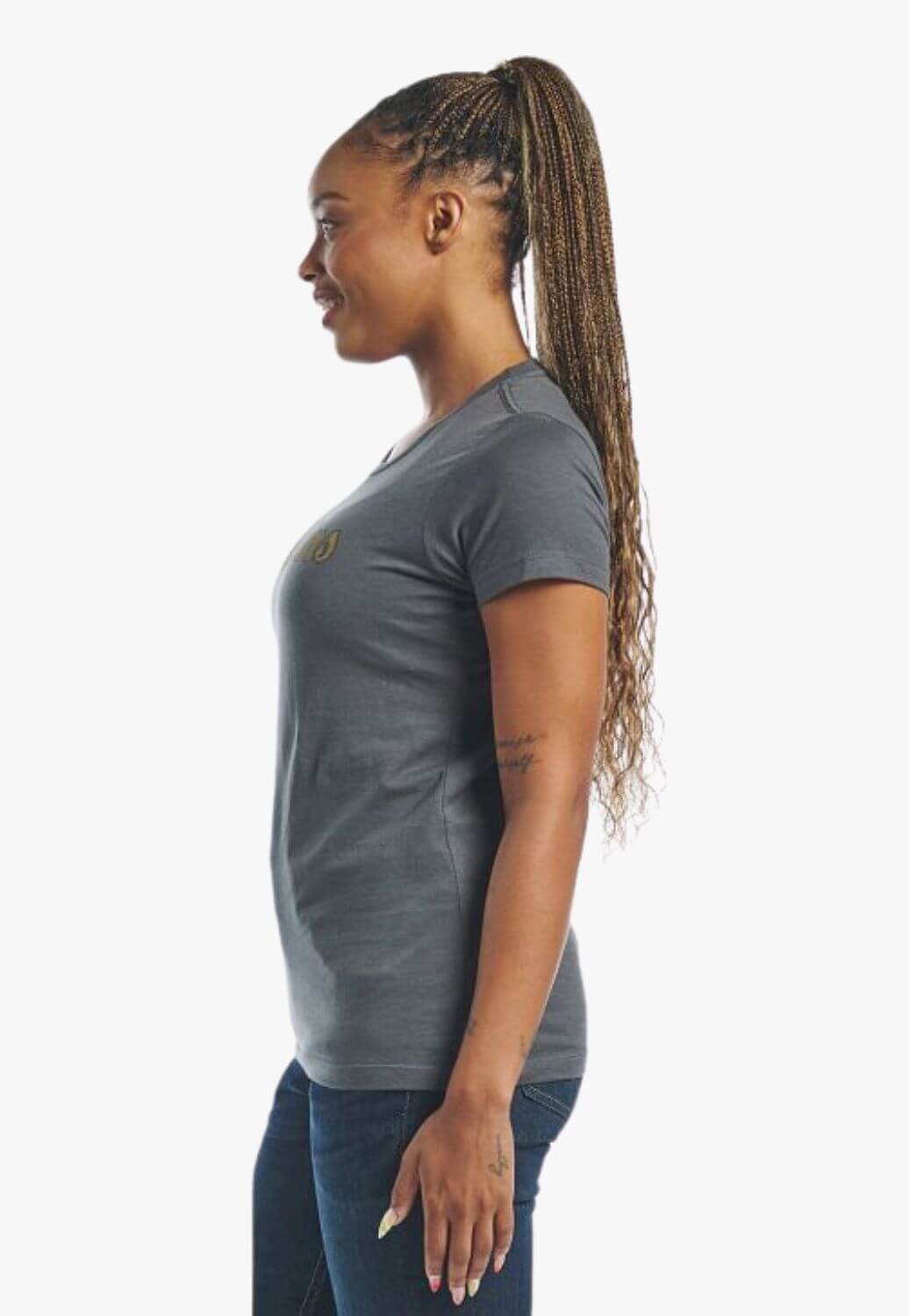 Justin Womens Graphic T-Shirt