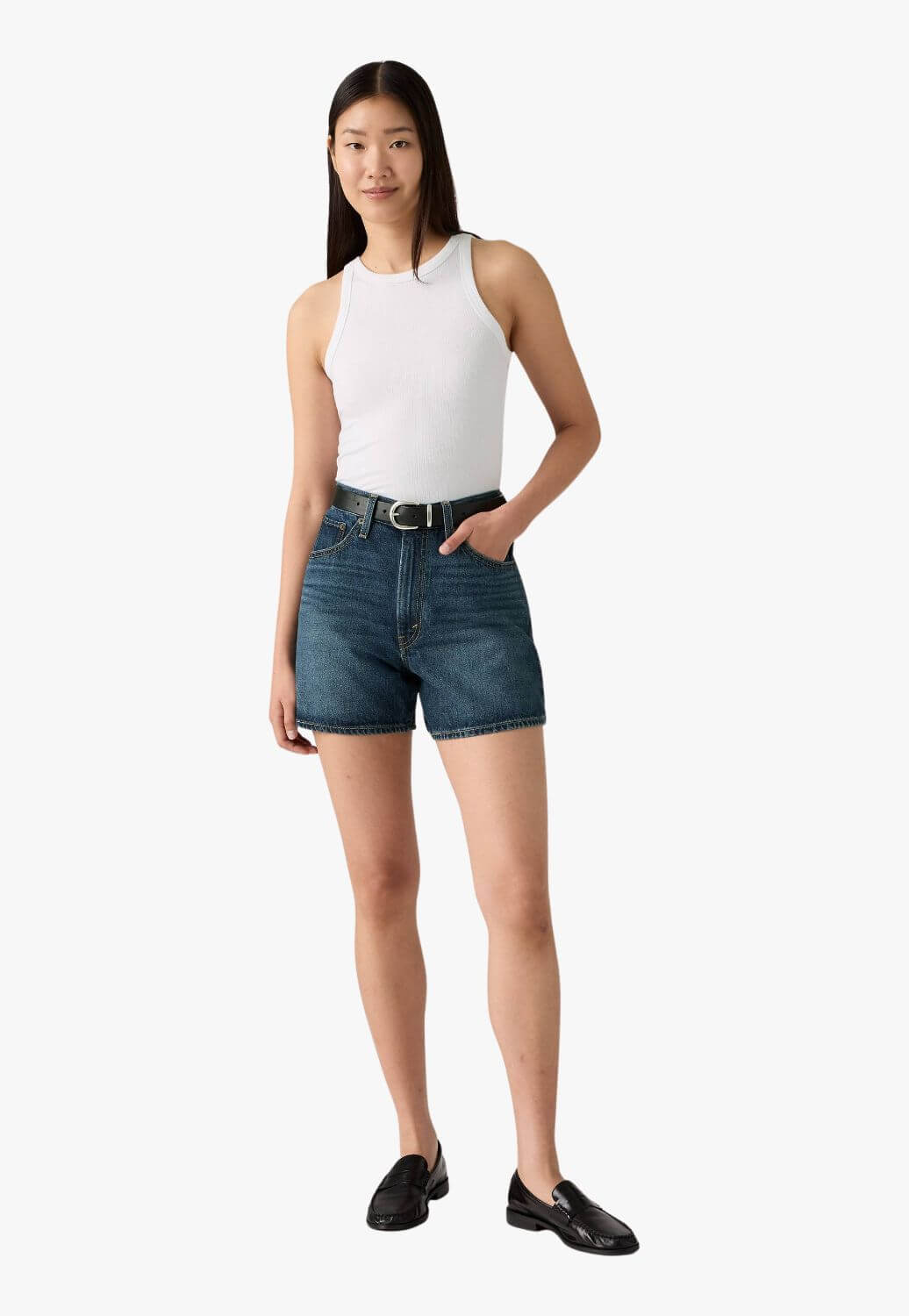 Levis Womens Cinch Mid Thigh Shorts