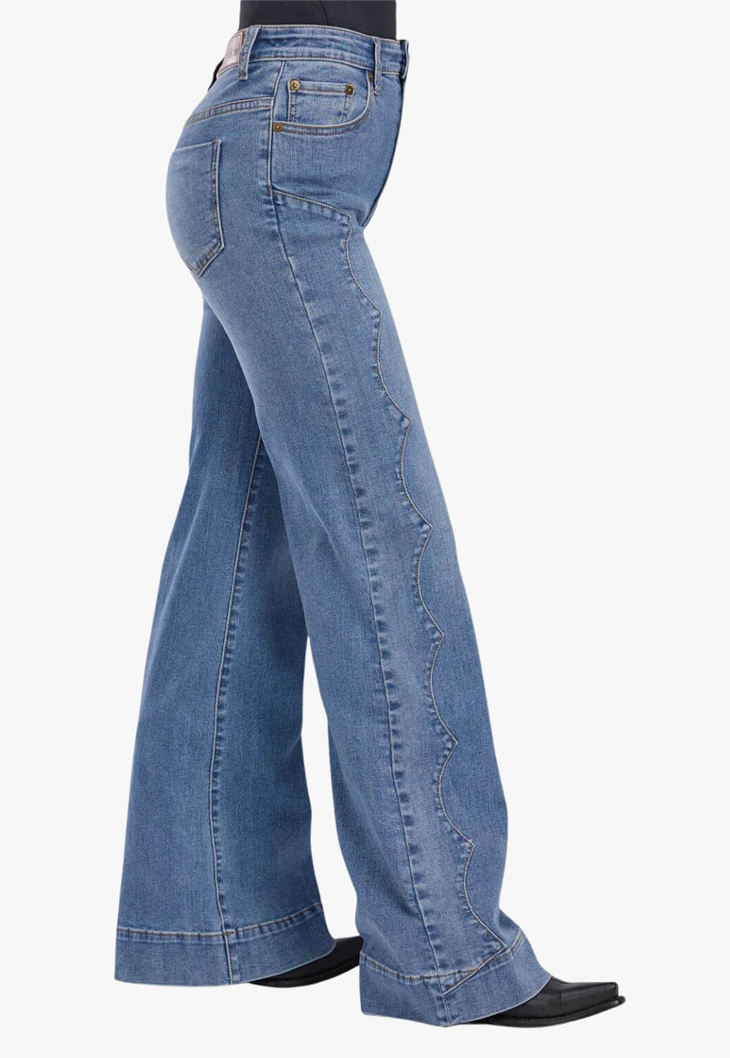 Tin Haul Womens Claire Wide Leg Jean