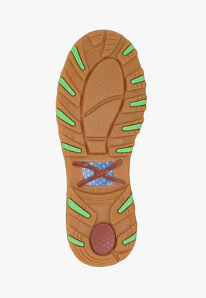 Twisted X Womens Sunflower Cellstretch Slip On Moc