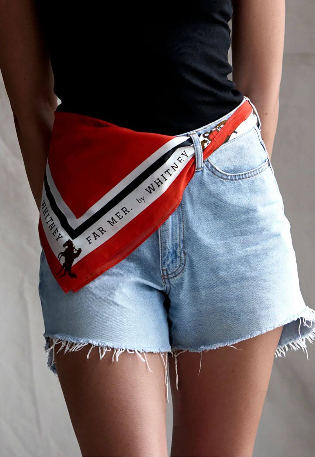 Whitney Spicer Cotton Marlboro Crest Bandana